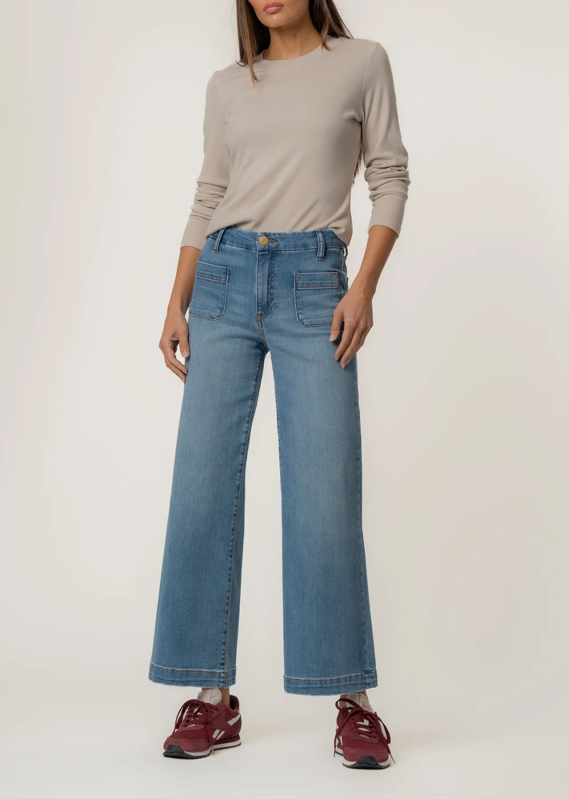 Kut From The Kloth Meg High Rise Patch Pocket Jeans - Totally