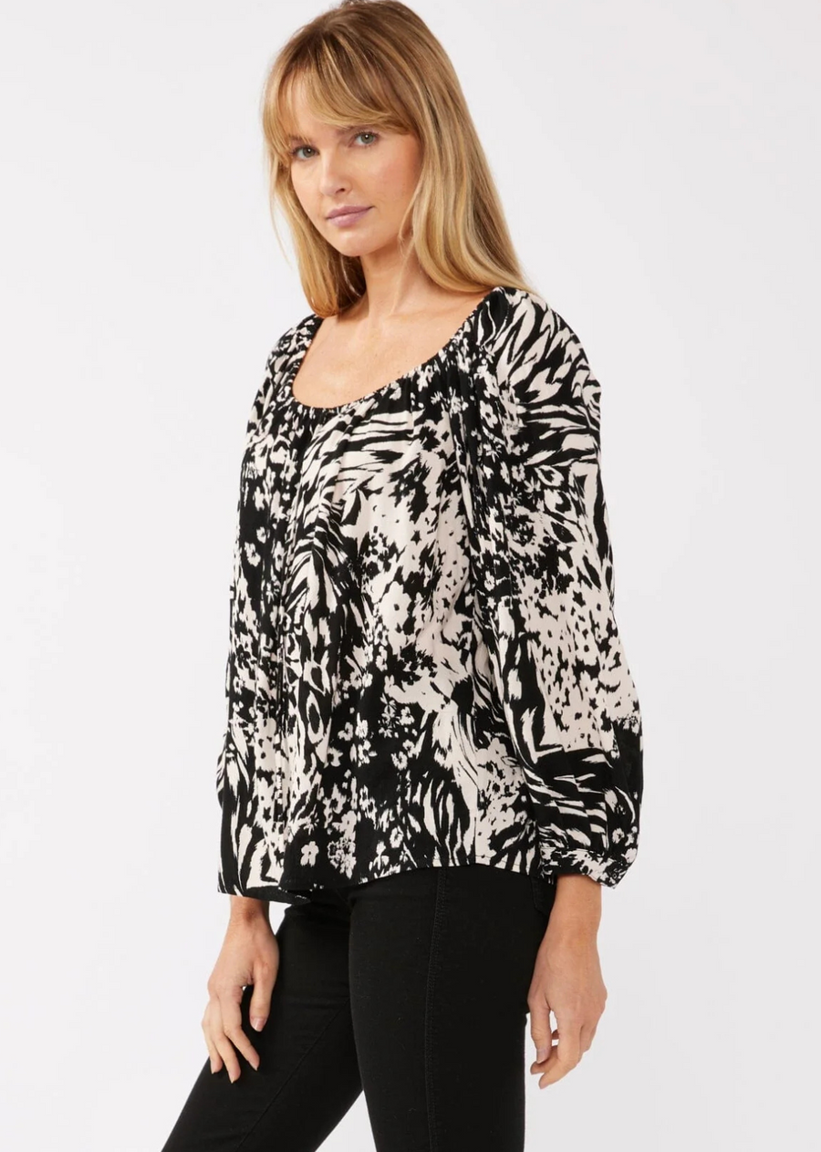 Midnight Oasis Blouse