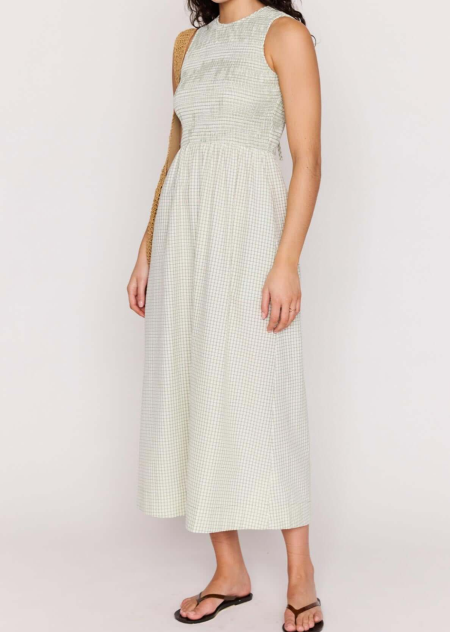 Mink Pink Sabrina Tie Back Midi Dress