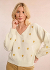 Molly Bracken Heart Pattern Sweater