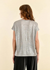 Molly Bracken Iridescent V-Neck T-Shirt