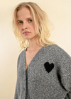 Molly Bracken Short Cardigan w Hearts