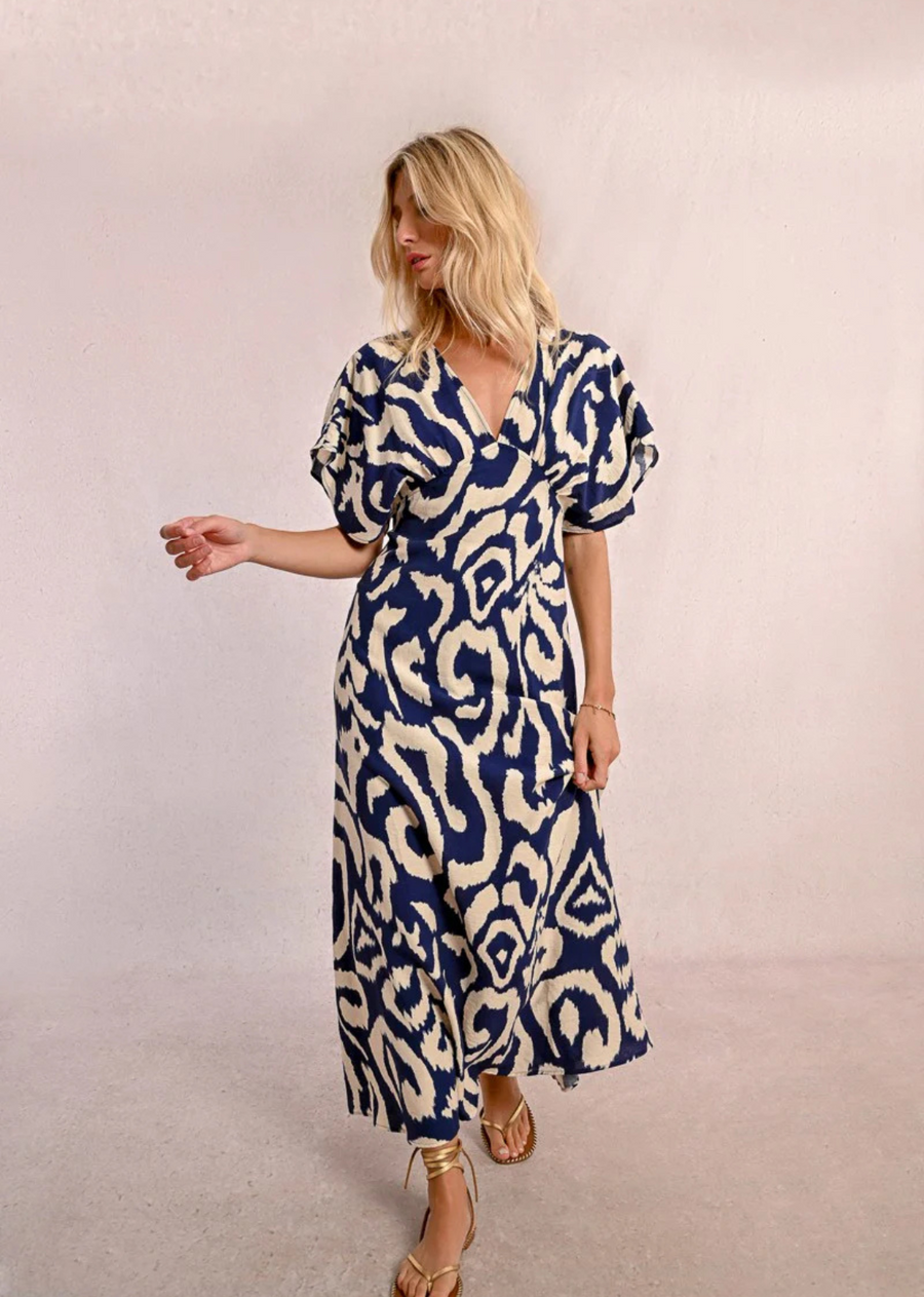 Molly Bracken Long Printed Dress