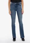 Kut From The Kloth HR Fab Natalie Bootcut-Ethical Fading and whiskering ensure a relaxed feel in stretchy, full-length bootcut jeans featuring Fab Ab front pockets that gently smooth your silhouette.