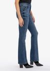 Kut From The Kloth HR Fab Natalie Bootcut-Ethical Fading and whiskering ensure a relaxed feel in stretchy, full-length bootcut jeans featuring Fab Ab front pockets that gently smooth your silhouette.