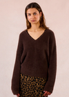 Nicole V-Neck Knit Sweater