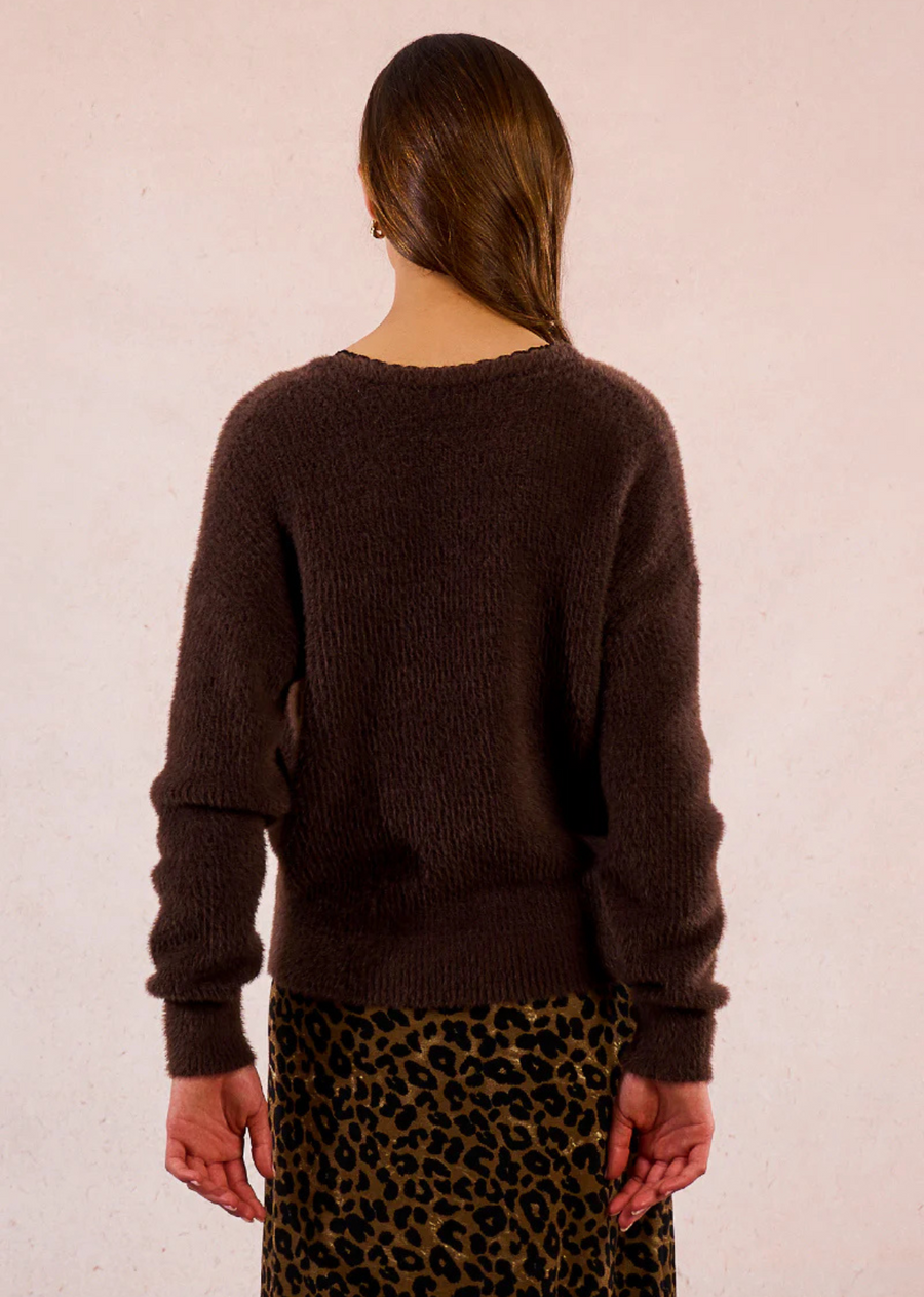 Nicole V-Neck Knit Sweater