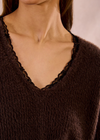 Nicole V-Neck Knit Sweater