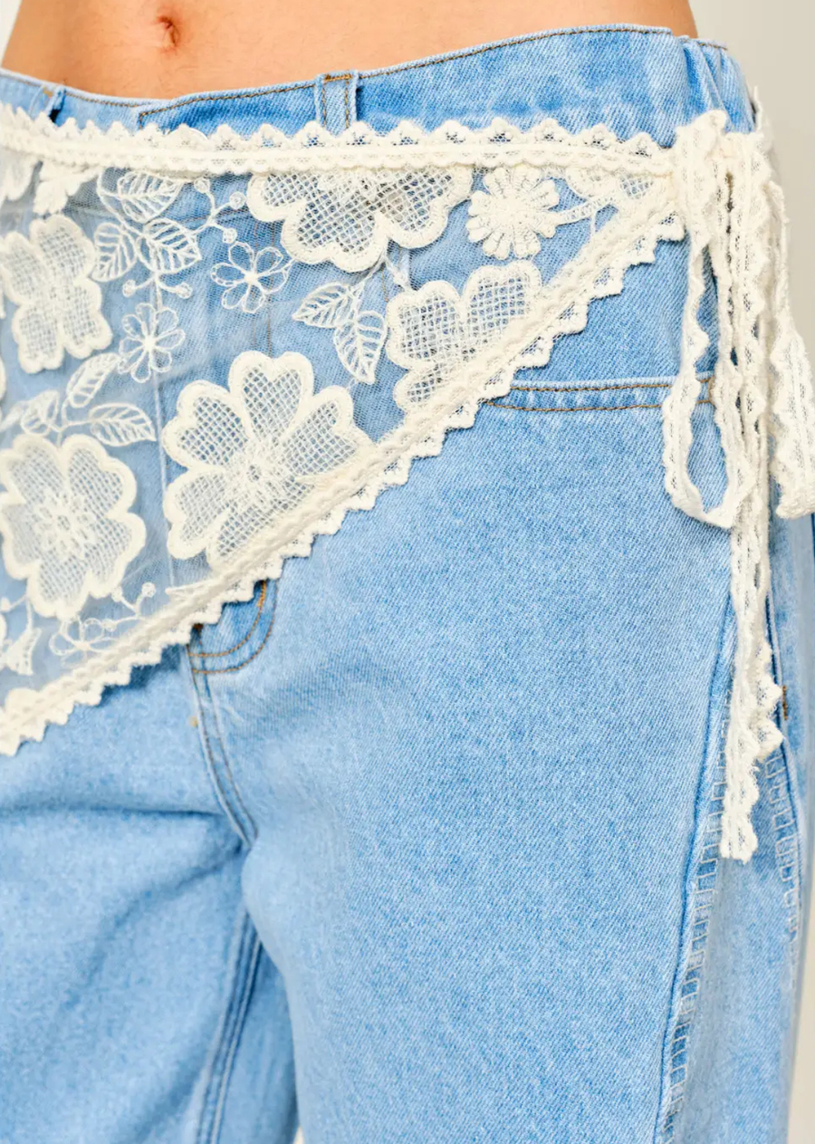 Nina Lace Wrap Scarf