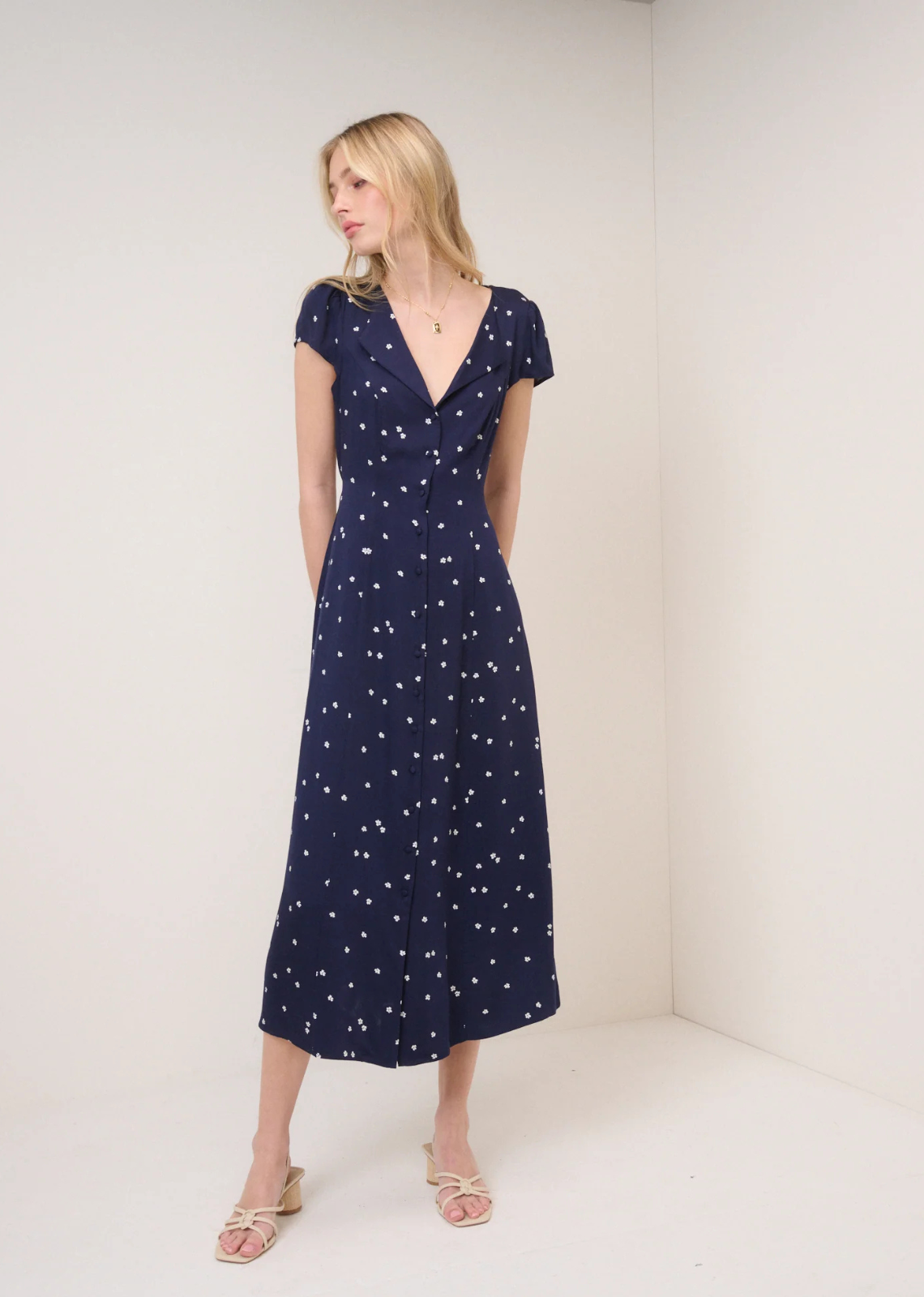 Nobody's Child Kitty Midi Dress