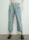 Oliver Barrel Jeans - Striped Denim
