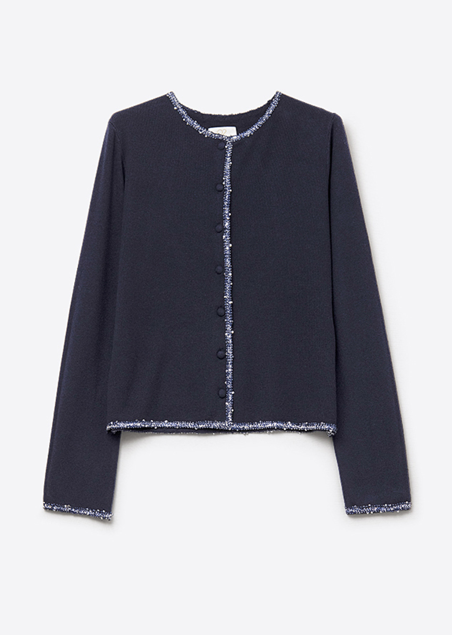 Oliver Sequin Cardigan