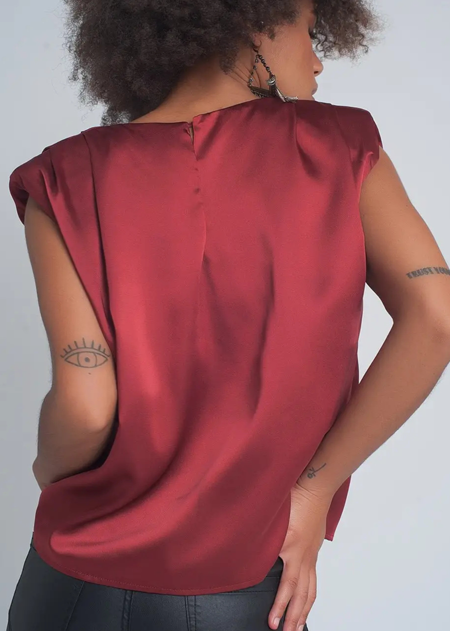 Olivia Satin Top