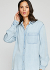 Gentle Fawn Ozzy Button Down Shirt.The Ozzy button down shirt is made of Tencel fabric that has been specially washed to achieve a dimensional look and soft feel. Wear it as is or worn open as a layering piece. Pair it with the Wyatt short for a coordinated look