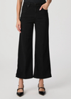 Paige Anessa Wide Leg Jean - Black Shadow