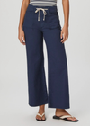 Paige Ari Wide Leg Pant - Vintage Navy Seascape