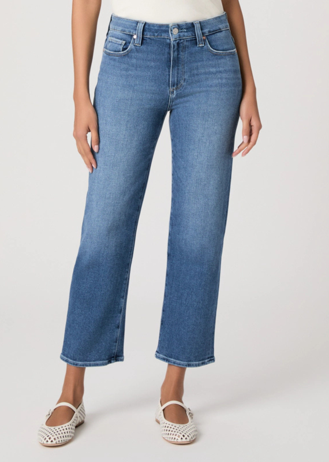 Paige Mason Straight Leg Ankle - Monaco Mist