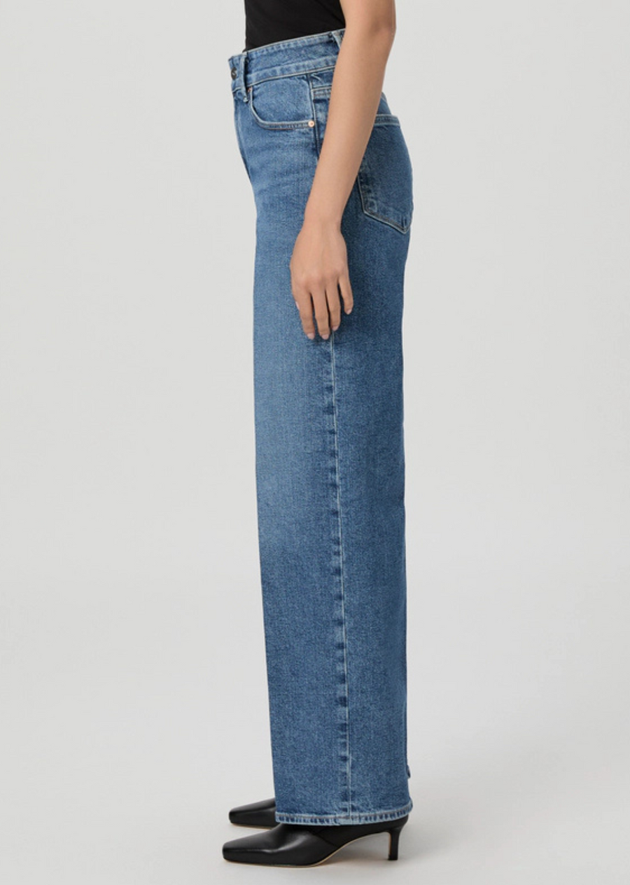 Paige Sasha Wide Leg Jean - Moonchild