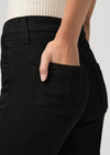 Paige Leenah High Rise Wide Leg Jean - Black Shadow