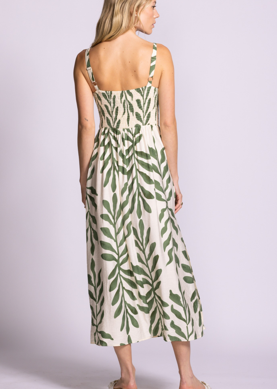 Pink Martini Magnolia Dress - Green