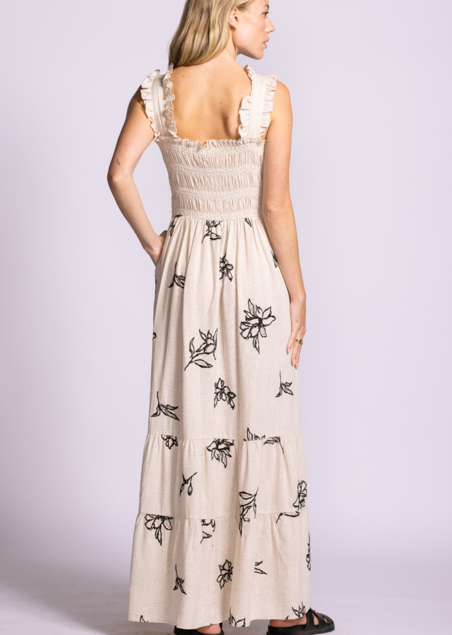 Pink Martini Margate Dress - Beige