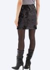 CHRLDR Riley- Sequined Skirt-Black