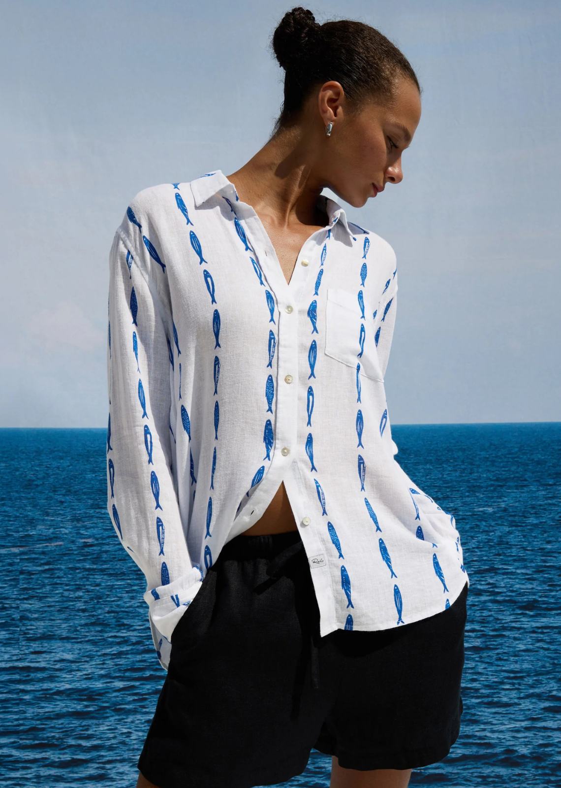 Rails Charli Shirt - Sardines