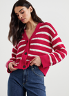 Rails Geneva Cardigan - Pink Stripe