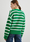 Rails Geneva Cardigan-Kelly Stripe.Rails Geneva Cardigan-Kelly Stripe. Revive your inner academic in this 100% cotton yarn sweater, featuring a pico stripe and contrasting buttons to make a statement with any outfit. Wear open or on its own, the Geneva is the trans-seasonal essential here to upgrade your sweater collection.