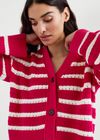 Rails Geneva Cardigan - Pink Stripe