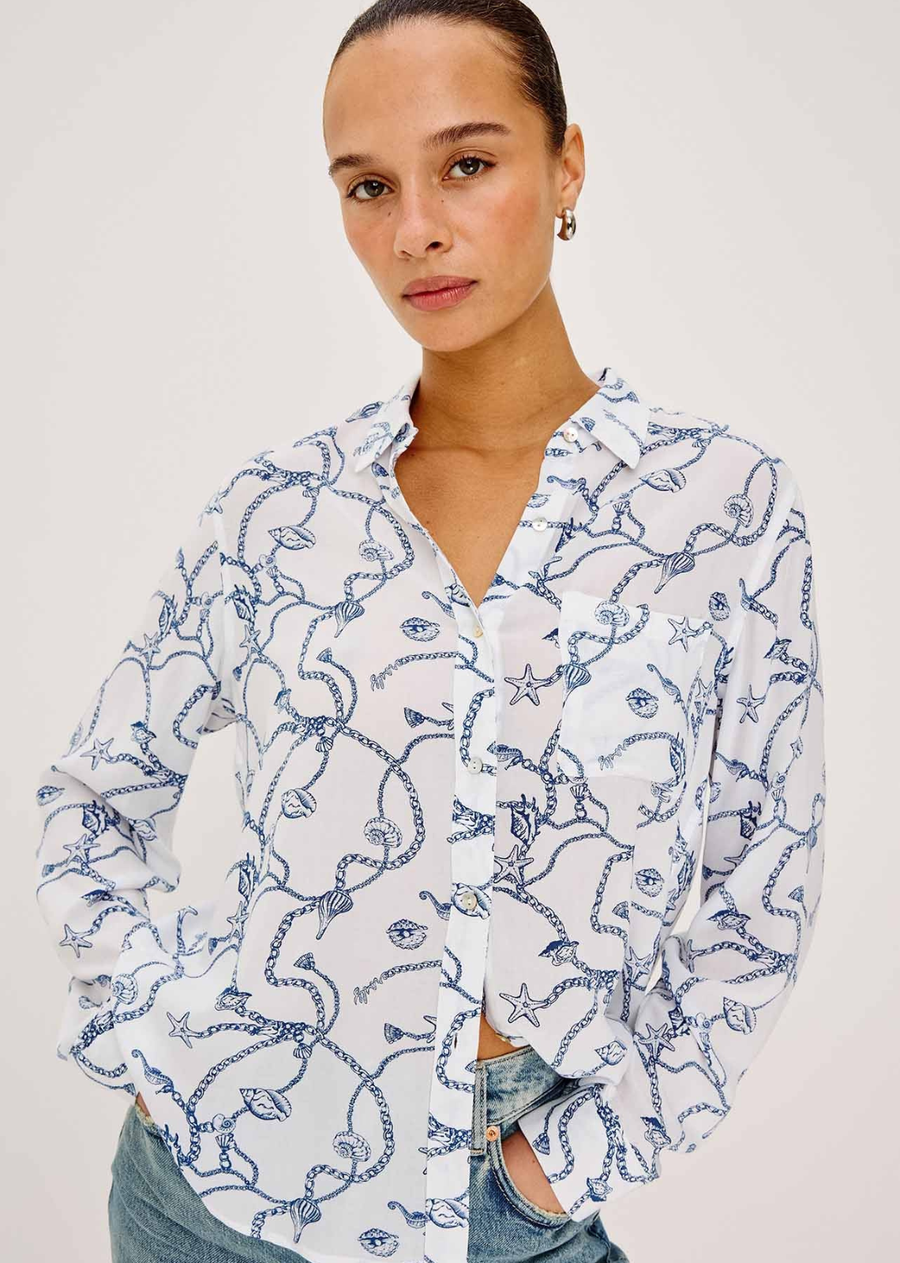 Rails Josephine Blouse - Nautical Chains