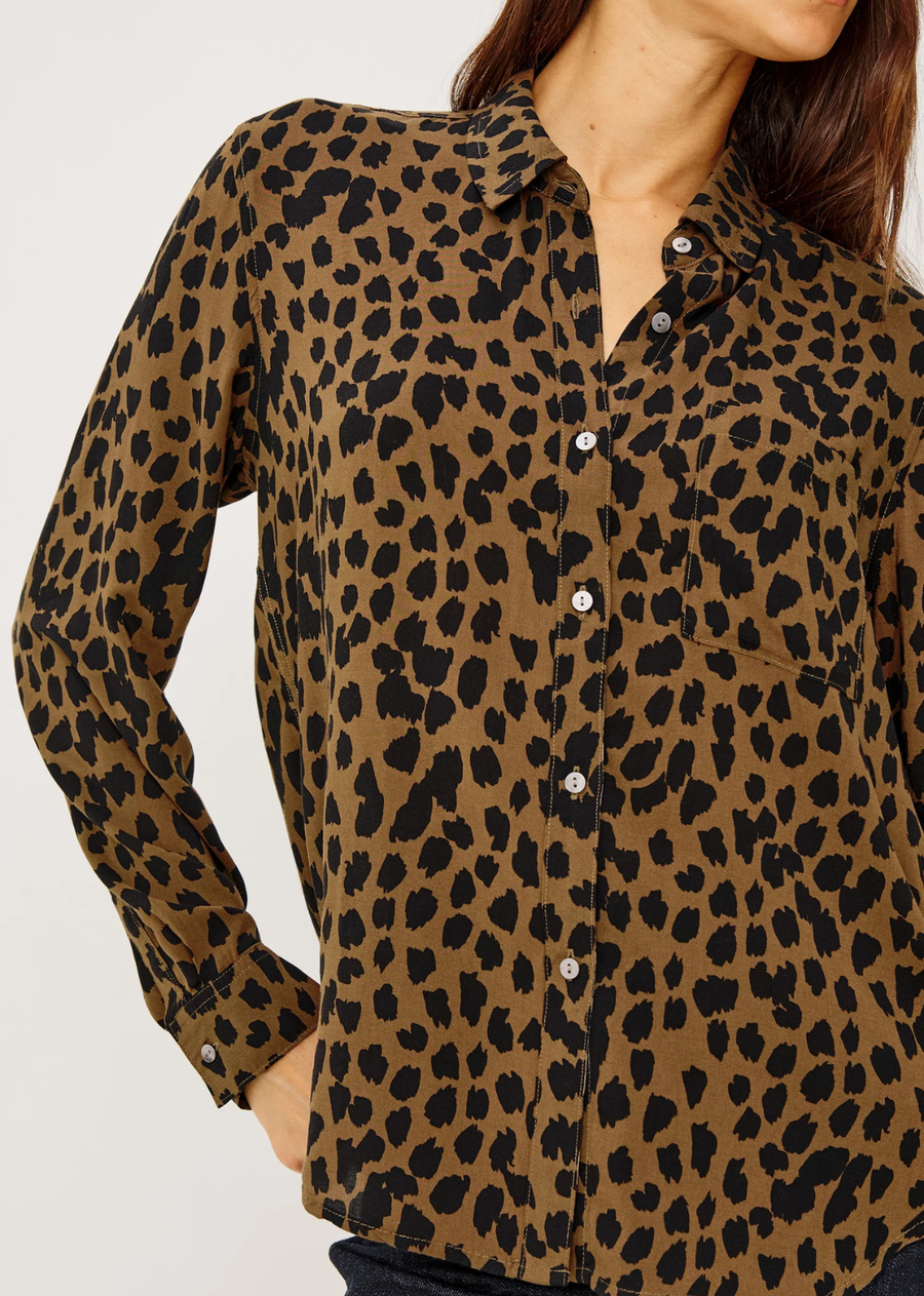 Rails Josephine Shirt - Teak Spotted