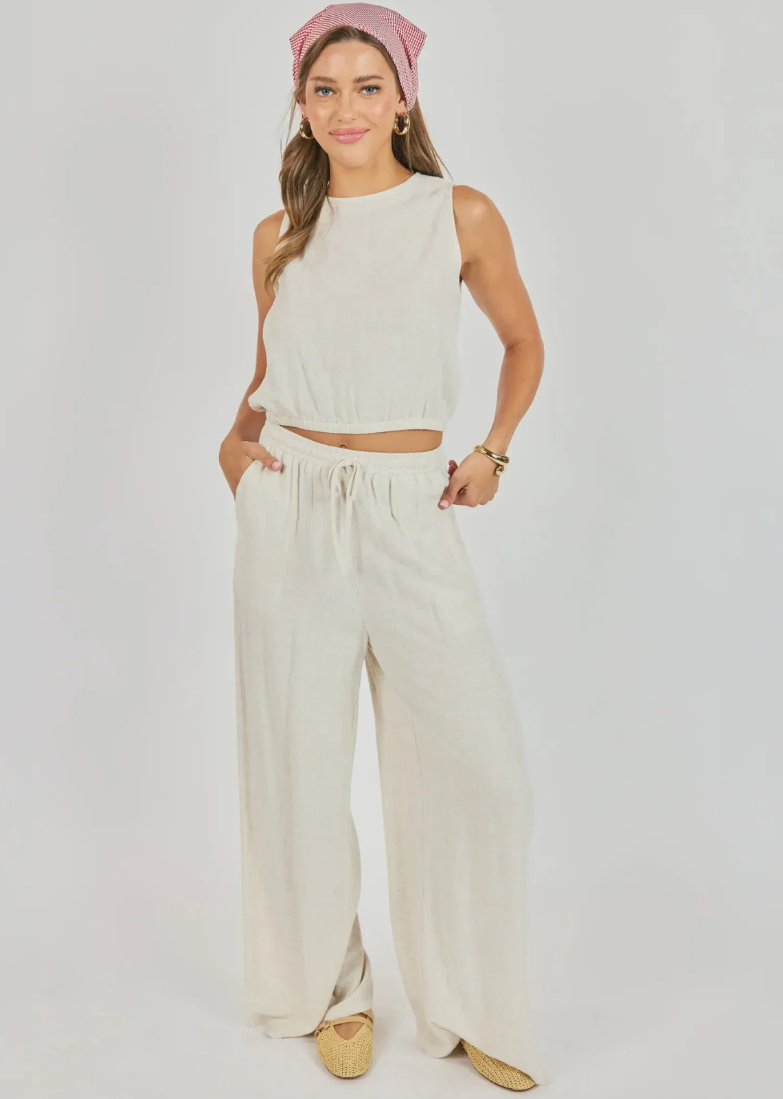 Sadie & Sage Sugarloaf Elastic Waist Pant