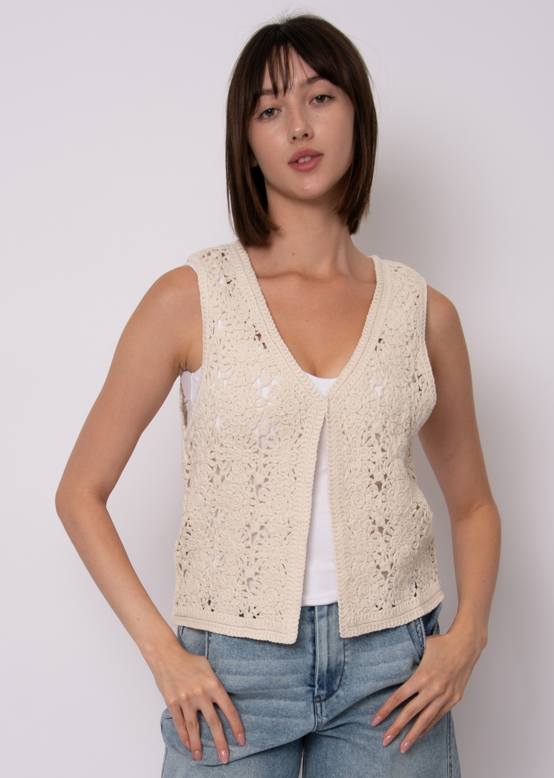 Sloane Sleeveless Cardi