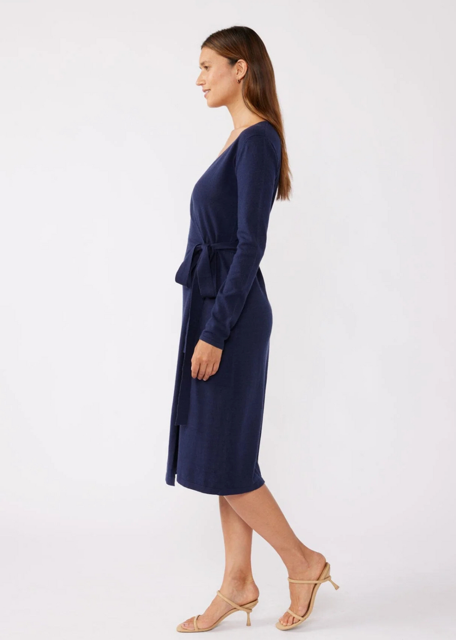 Socialite Sweater Wrap Dress