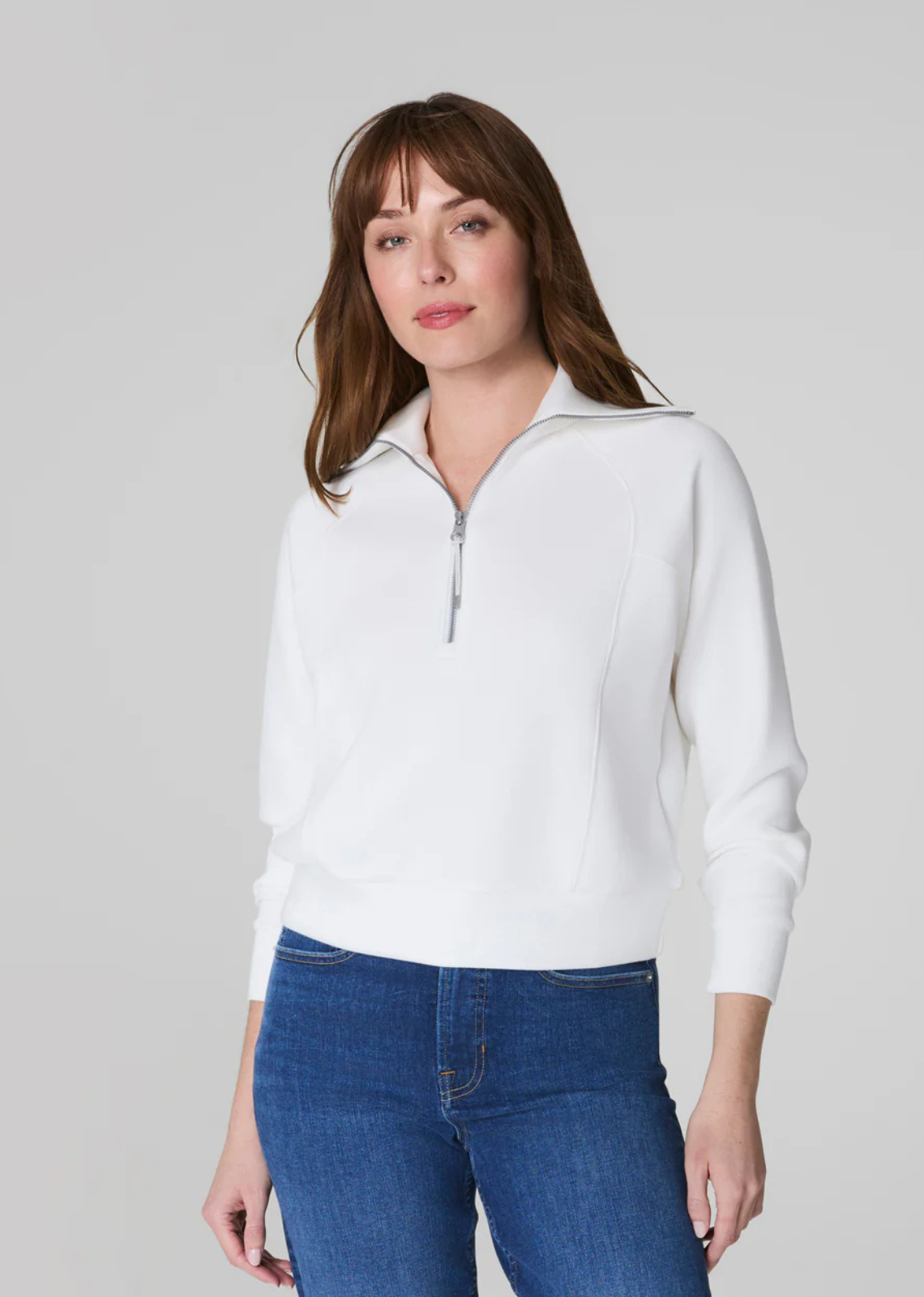 Spanx Air Essentials Half Zip - Denise Boutique Spanx Air Essentials Half Zip - Denise Boutique
