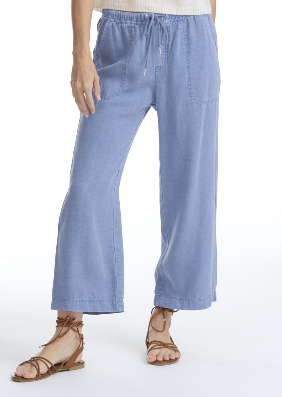 Splendid Angie Crop Wide Leg - Azure