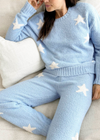 Splendid Blue Star Fuzzy PJ Set