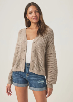 shellerシェリエ bicolor tweed knit cardigan tweed-cardigan-WBKACD05M38-