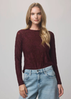 Splendid Cecelia Floral Long Sleeve Top - Rosewood