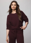 Splendid Georgie Pullover - Dark Plum