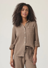 Splendid Kit Gauze Shirt - Pine Bark