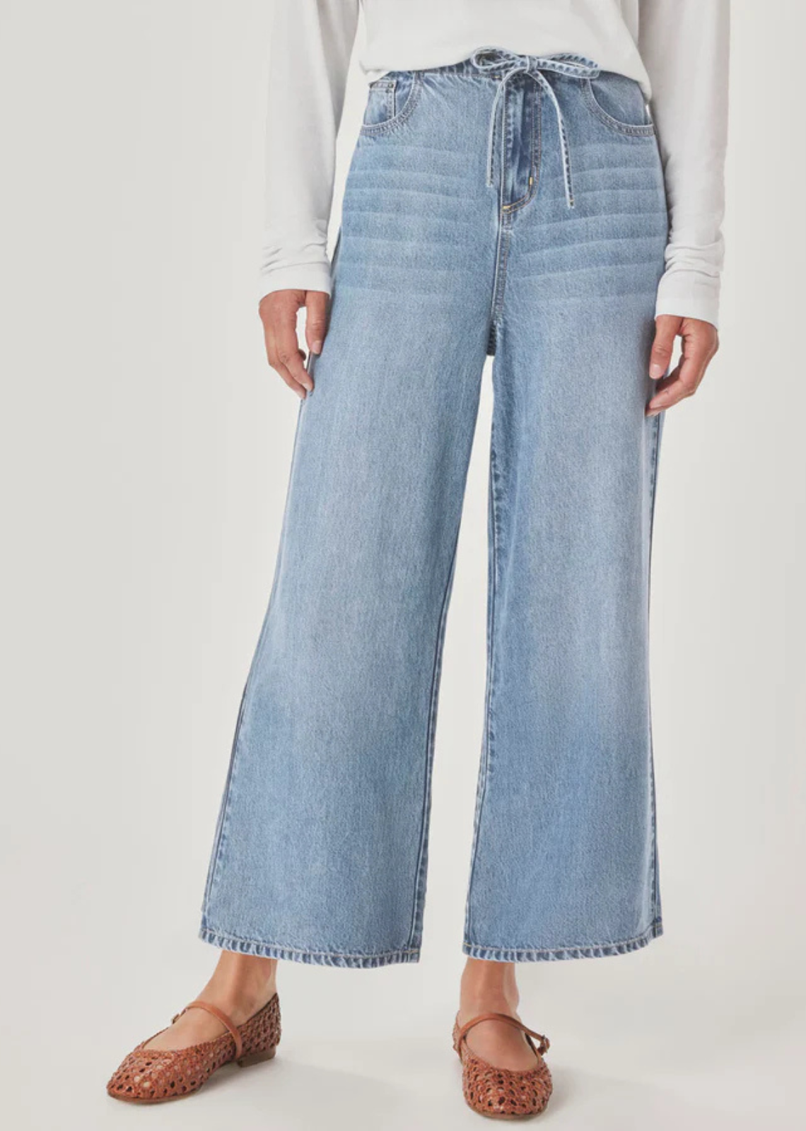 Splendid Lounge Denim Crop Pant - Indigo