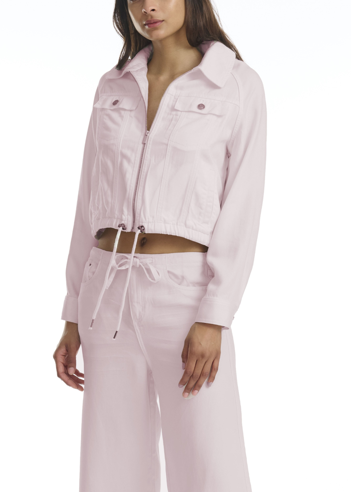 Splendid Lounge Denim Jacket - Rose Petal