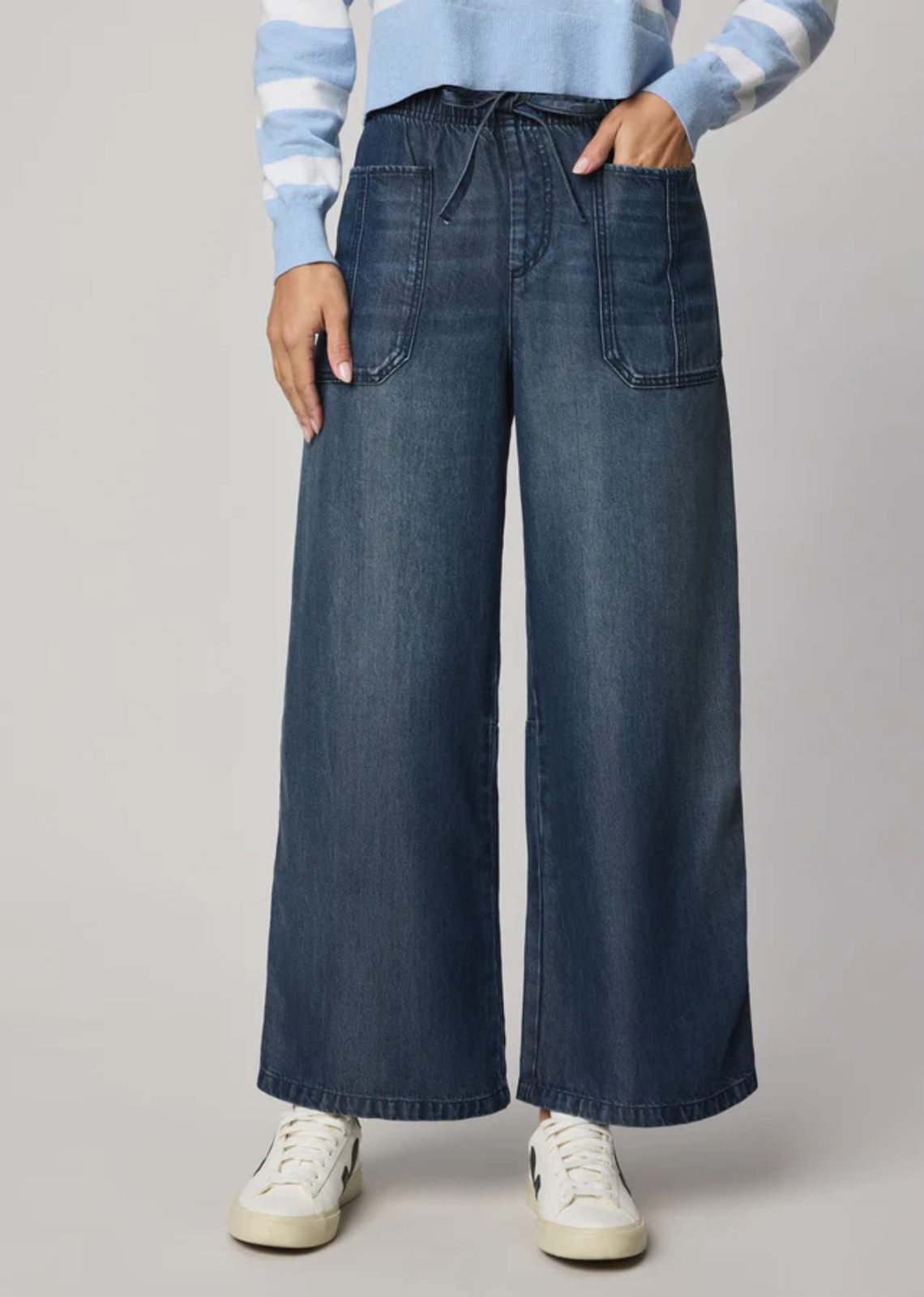 Splendid Lounge Denim Straight Leg Pant