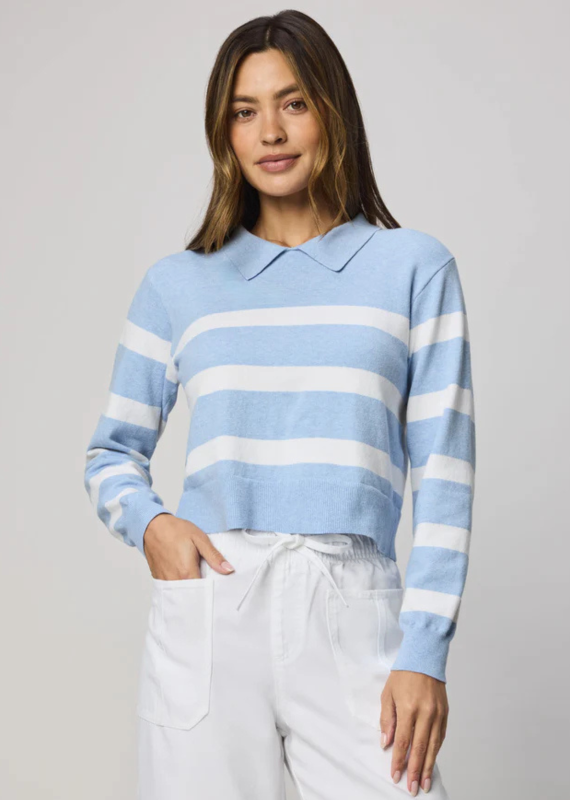 Splendid Phoebe Polo Stripe