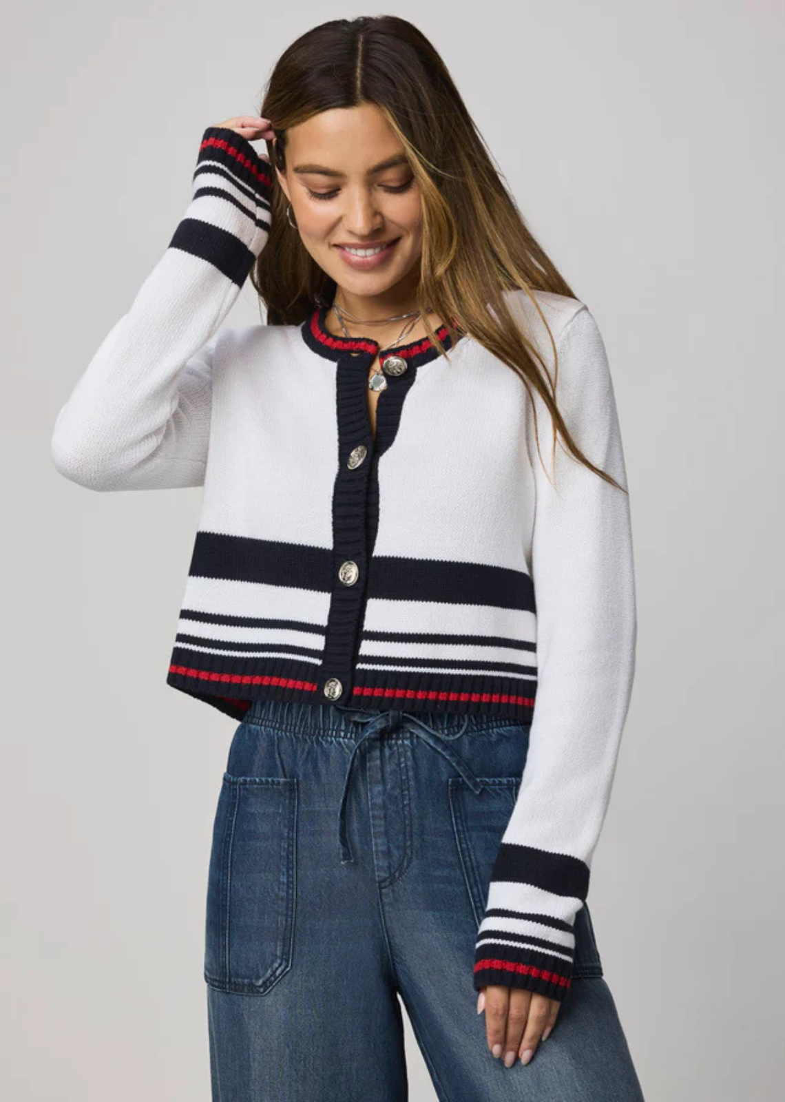 Splendid Sailor Stripe Cardigan