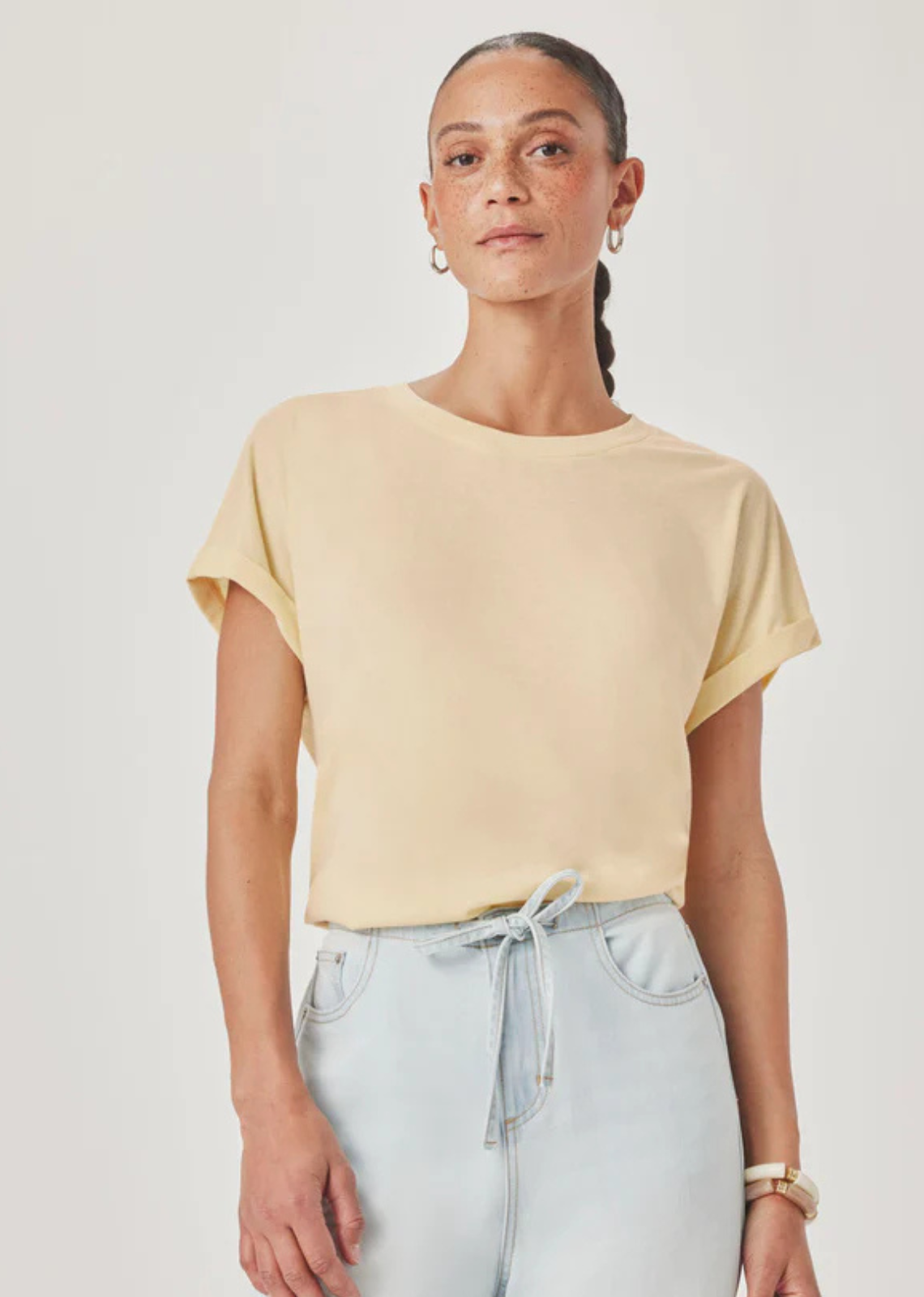 Splendid Skye Tee - Honeysuckle