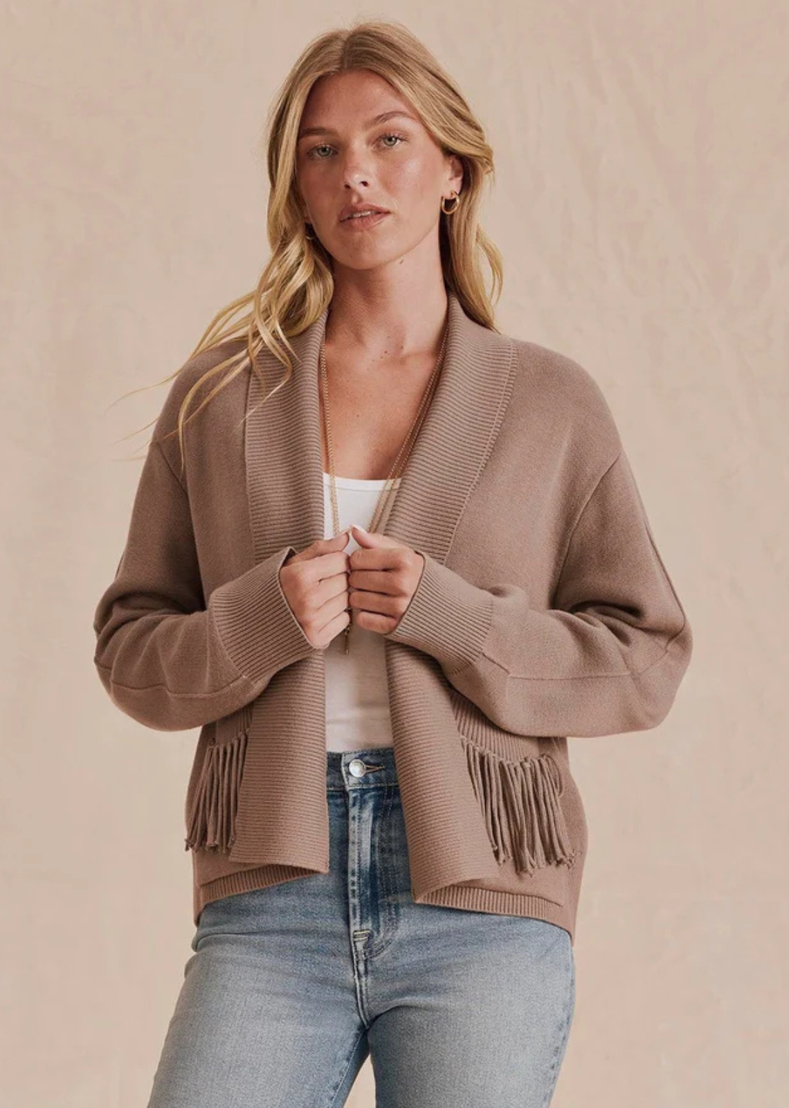 Splendid Willow Fringe Cardigan