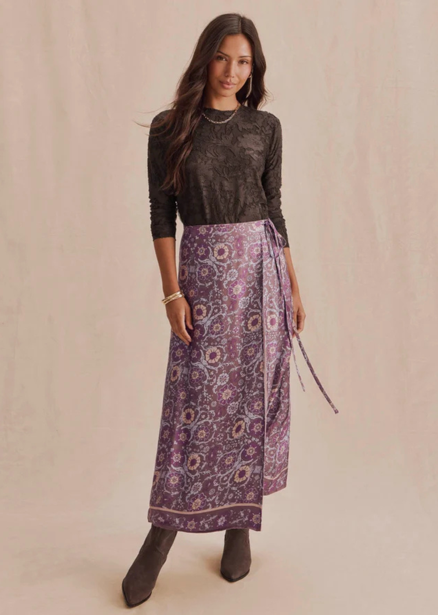 Feminine meets functional in our Cecelia Floral Long Sleeve Tee-- a refined top that feels casual but looks trés chic. Made from a sheer burnout fabric with a lovely embroidered floral pattern. It's bodycon fit is perfect for layering and tucking into jeans. Top it over your own cami for added coverage.